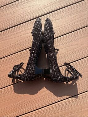 Women's Black Zara Kitten Heels size 9.5